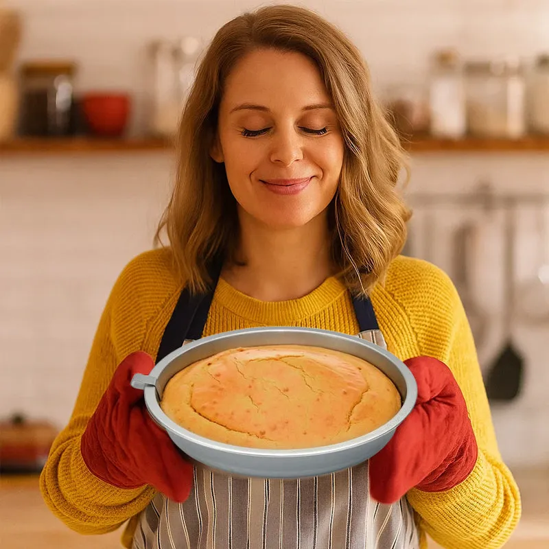 🍰 Perfect Release Stainless Steel Cake Pan