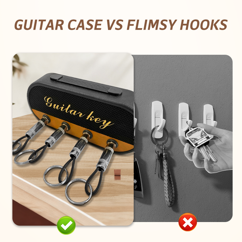 Guitar Amp Style Wall-Mounted Key Holder