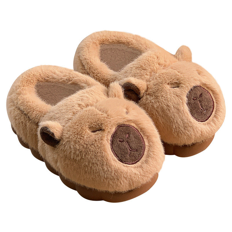 🐾Warm Indoor Non-Slip Capybara Slippers🎁