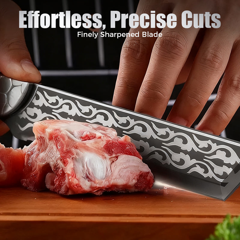 🔪  FULL-TANG SURVIVAL KNIFE - 8" Stainless Steel Blade with Fire Starter, Multi-Tool Kit Included, Perfect for Outdoor Adventures and Camping 🏕️🔥