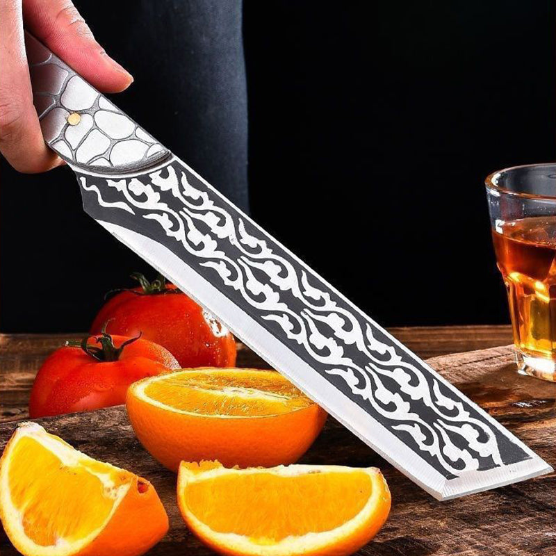 🔪  FULL-TANG SURVIVAL KNIFE - 8" Stainless Steel Blade with Fire Starter, Multi-Tool Kit Included, Perfect for Outdoor Adventures and Camping 🏕️🔥