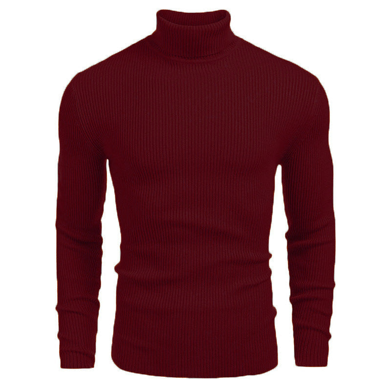 🧶 Winter Men's Knitted Turtleneck Slim Sweater