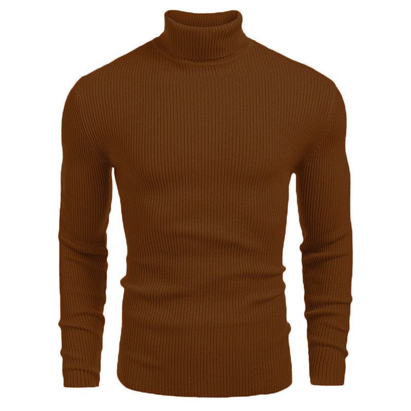 🧶 Winter Men's Knitted Turtleneck Slim Sweater