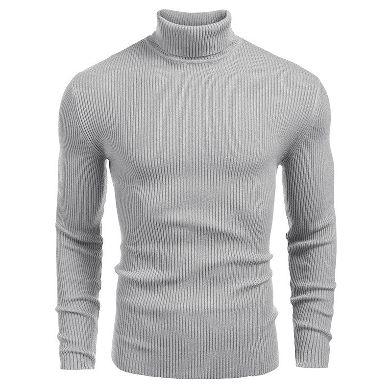 🧶 Winter Men's Knitted Turtleneck Slim Sweater