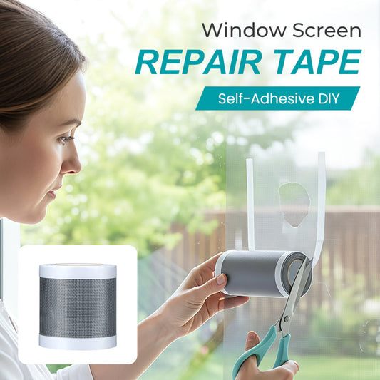 🪟 Self-Adhesive DIY Window Screen Repair Tape – Quick Fix for Holes & Tears, Easy No-Tool Repair ✨🛠️