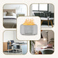 Flame Aromatherapy Diffuser Humidifier with Bluetooth Speaker
