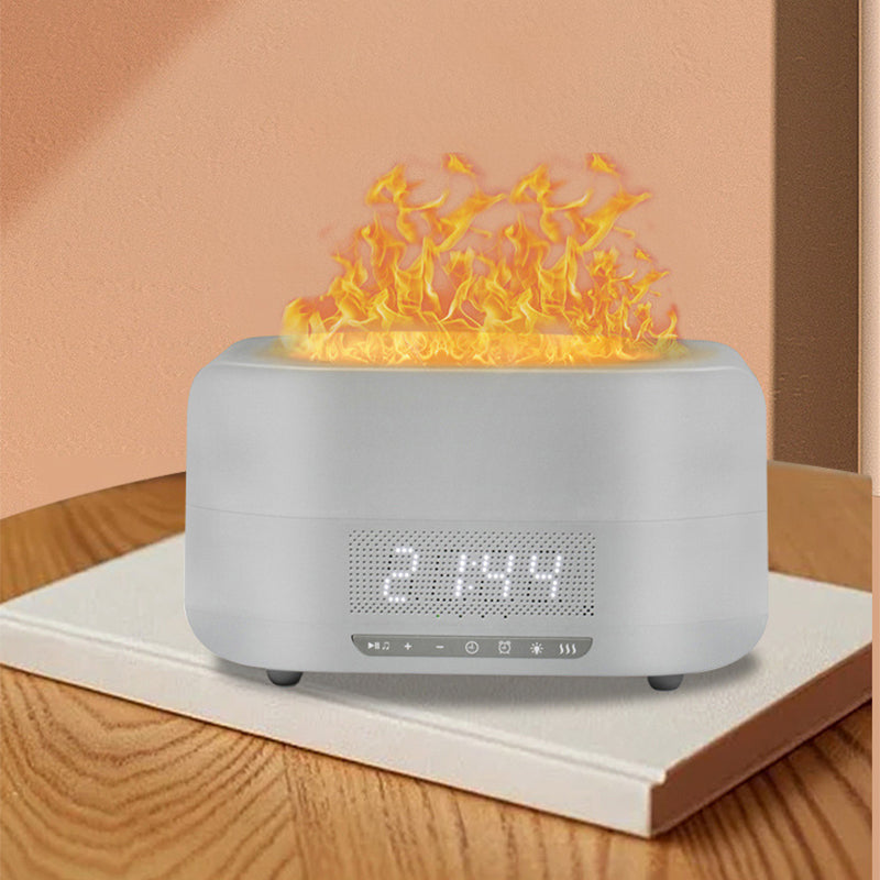 Flame Aromatherapy Diffuser Humidifier with Bluetooth Speaker