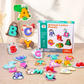 🎨26-Piece Wooden Letter & Animal Matching Toy