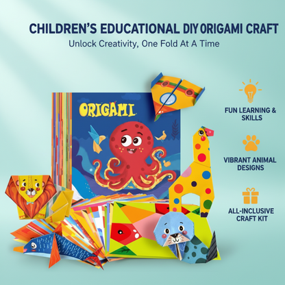 🐾 DIY Origami Craft Kit for Kids