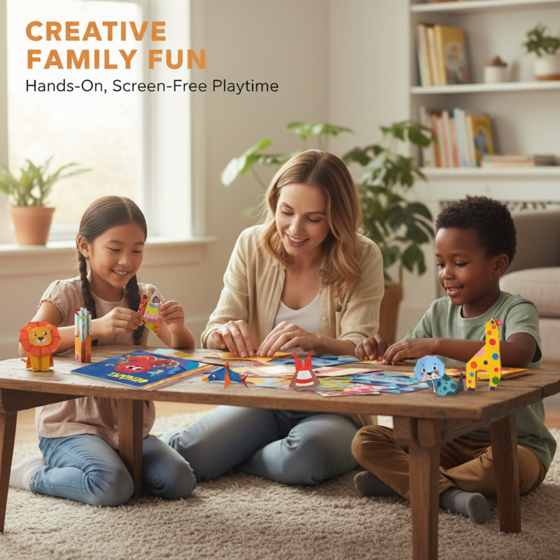 🐾 DIY Origami Craft Kit for Kids