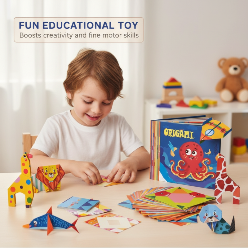 🐾 DIY Origami Craft Kit for Kids