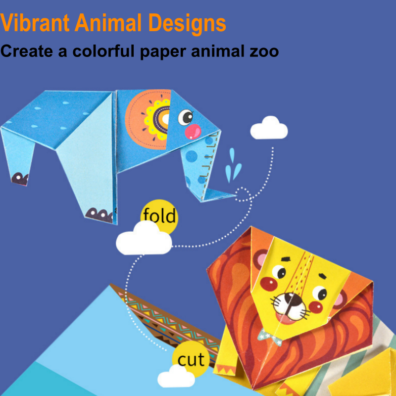 🐾 DIY Origami Craft Kit for Kids