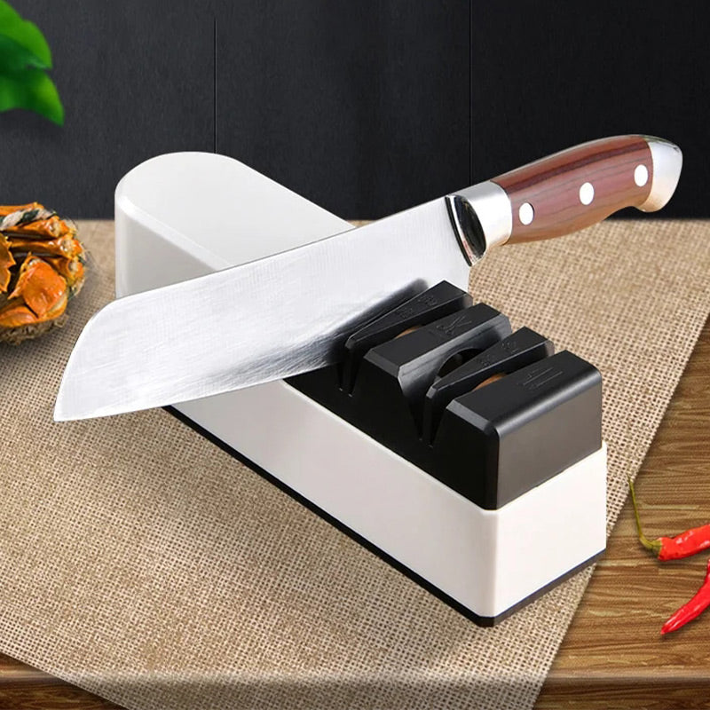 🔪Professional Electric Knife Sharpener – Fast & Precise Sharpening, Multi-Angle Guide for Kitchen & Outdoor Knives ✨📦