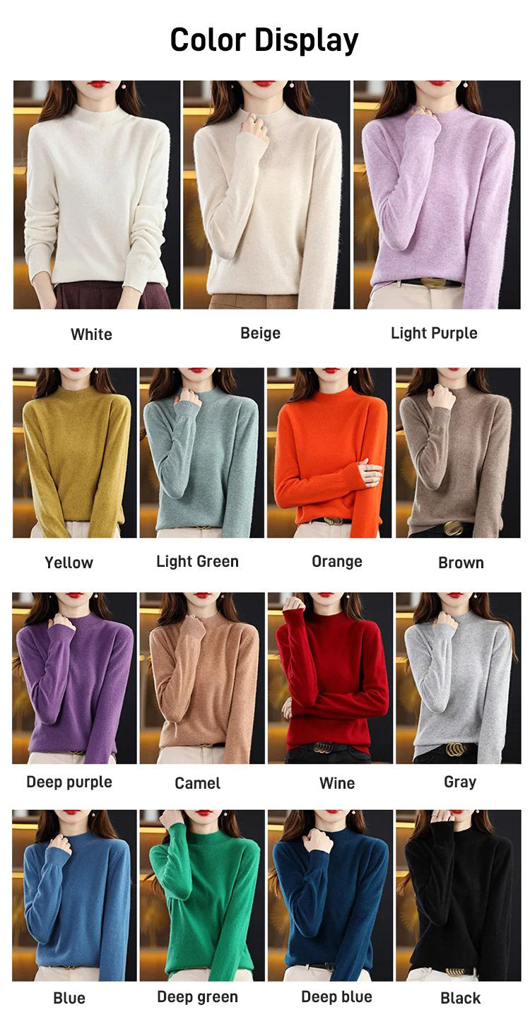 100% wool Sweaters for Women