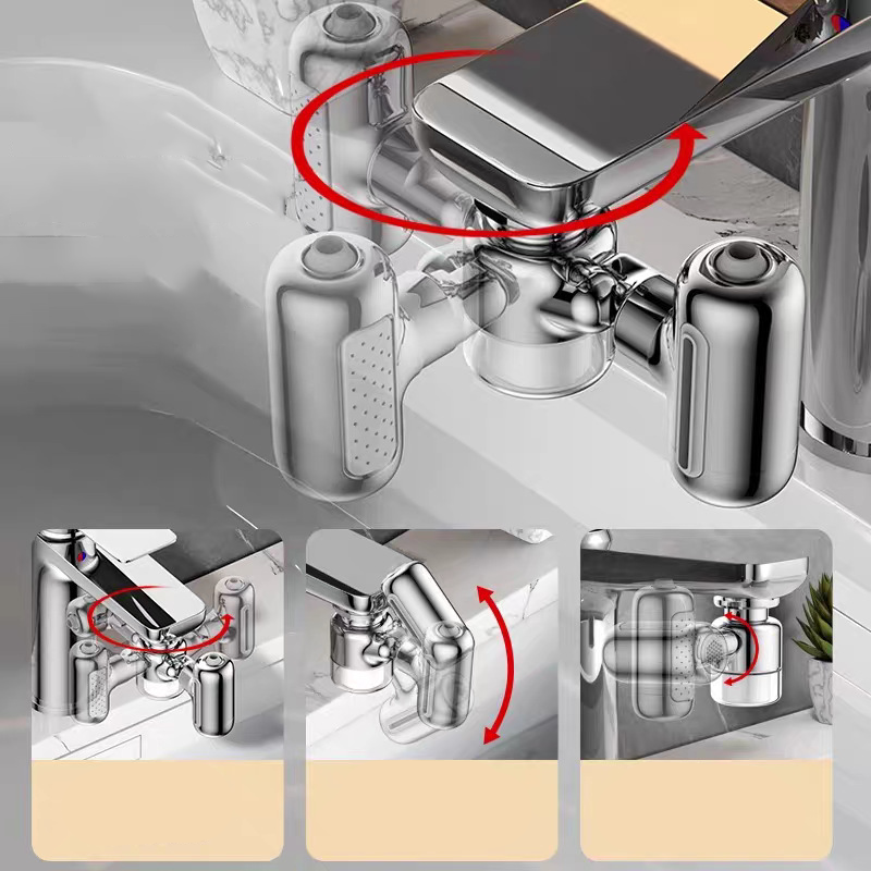 Adjustable Swivel Faucet Multi-Function Filter Set