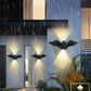 Unique Waterproof Solar Butterfly & Bat LED Wall Sconce