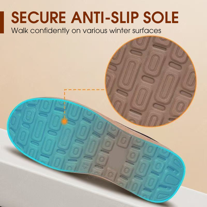 Men's Warm Comfort Slip-On Ankle Shoes