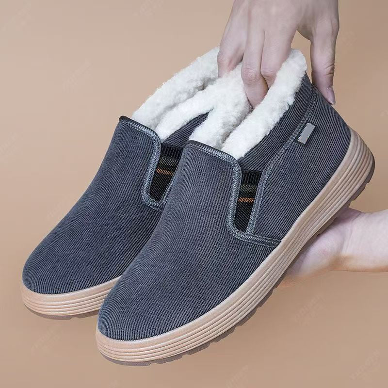 Men's Warm Comfort Slip-On Ankle Shoes