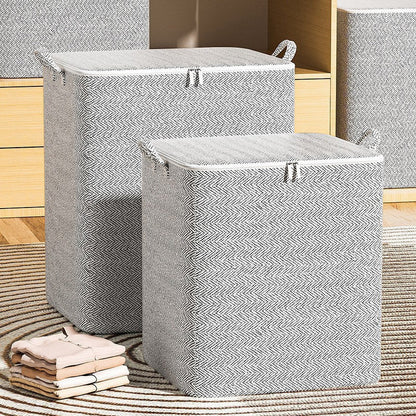 🔔NEW YEAR SALE 49% OFF🔥Extra-Large Storage Organizer Box With Lid - Versatile For Clothes, Blankets & Bedding