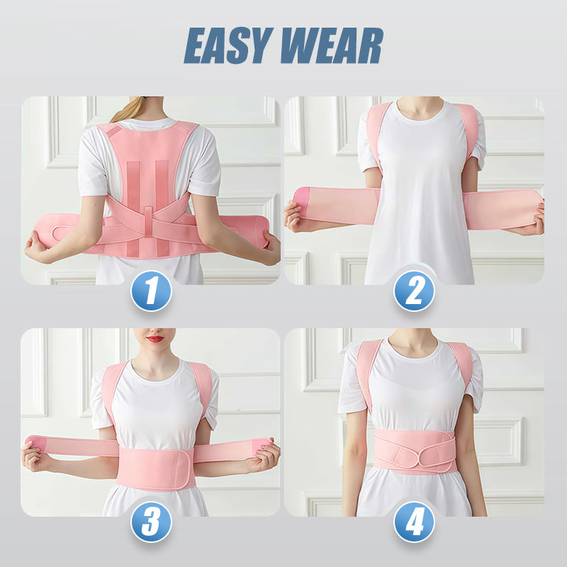 🔥Steel Plate Back Support Posture Corrector