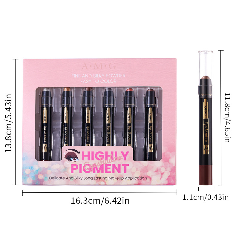 ✨6PCS Shimmer Eyeshadow Stick Set