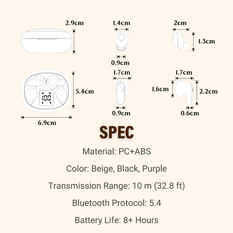 🥳2026 HOT SALE🥳💞50K+ SOLD!🎧 🔋All-Day Comfort, True Wireless Freedom. Dual Earbuds with LED Case – Grab & Go. 🚀📞