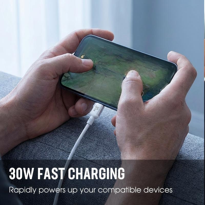 Value Bundle: Smart Power-Off Fast Charging Cable + Cable Organizer Hook