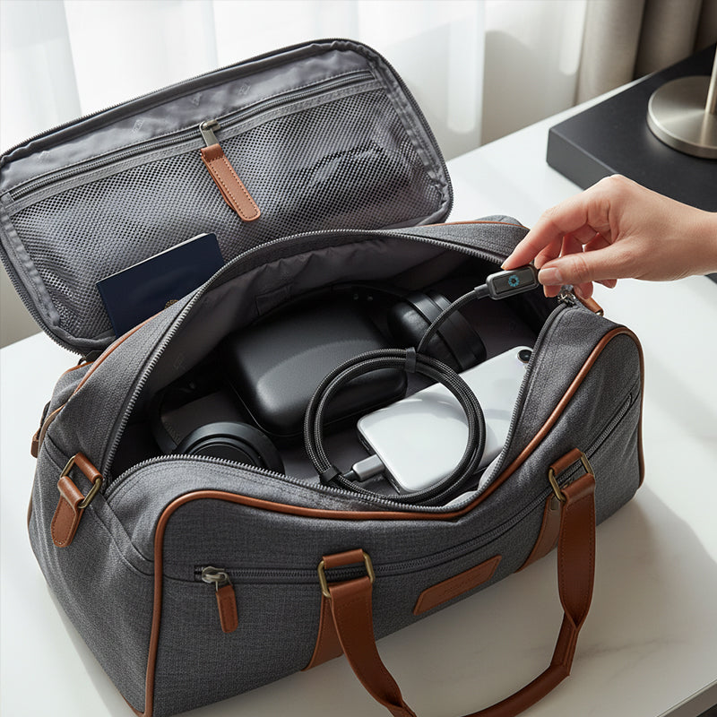 Value Bundle: Smart Power-Off Fast Charging Cable + Cable Organizer Hook