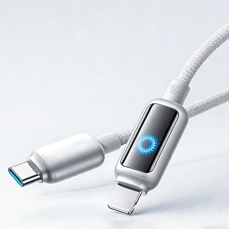 Value Bundle: Smart Power-Off Fast Charging Cable + Cable Organizer Hook