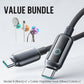 Value Bundle: Smart Power-Off Fast Charging Cable + Cable Organizer Hook