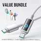 Value Bundle: Smart Power-Off Fast Charging Cable + Cable Organizer Hook