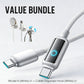 Value Bundle: Smart Power-Off Fast Charging Cable + Cable Organizer Hook