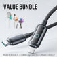 Value Bundle: Smart Power-Off Fast Charging Cable + Cable Organizer Hook