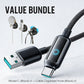 Value Bundle: Smart Power-Off Fast Charging Cable + Cable Organizer Hook