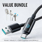 Value Bundle: Smart Power-Off Fast Charging Cable + Cable Organizer Hook