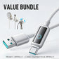 Value Bundle: Smart Power-Off Fast Charging Cable + Cable Organizer Hook
