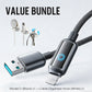 Value Bundle: Smart Power-Off Fast Charging Cable + Cable Organizer Hook