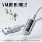 Value Bundle: Smart Power-Off Fast Charging Cable + Cable Organizer Hook