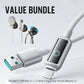 Value Bundle: Smart Power-Off Fast Charging Cable + Cable Organizer Hook