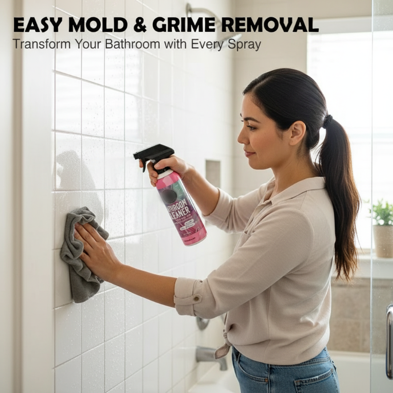 ⚡50K+ SOLD💕Multi-Surface Bathroom Cleaner for Mold & Limescale🛁