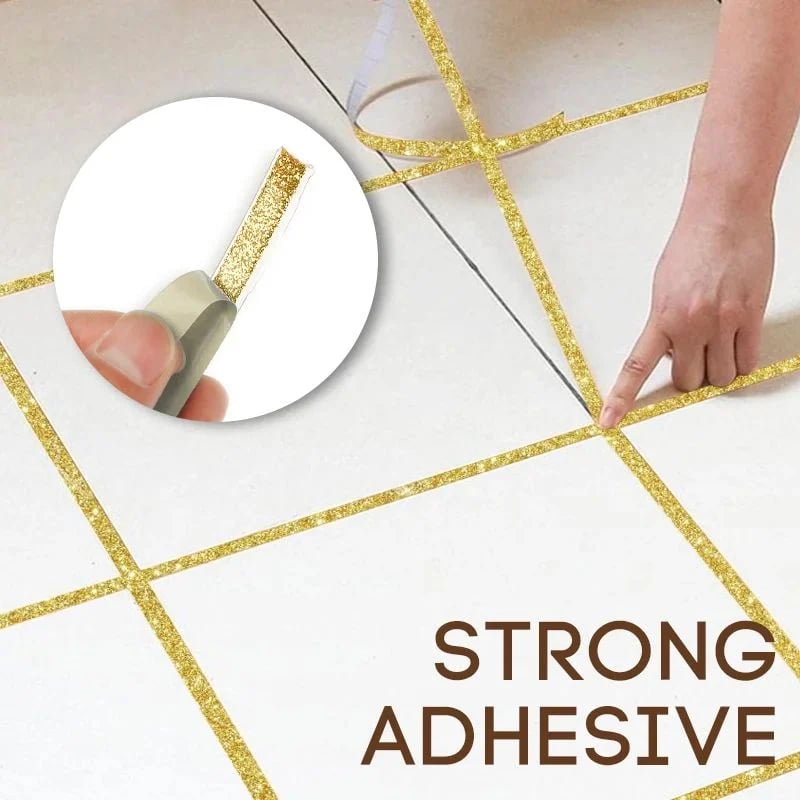 🔥 Buy 1 Get 1 Free🔥🏠 Ceramic Tile Gap Mildewproof Waterproof Self-Adhesive Caulk Strip🛠️✨
