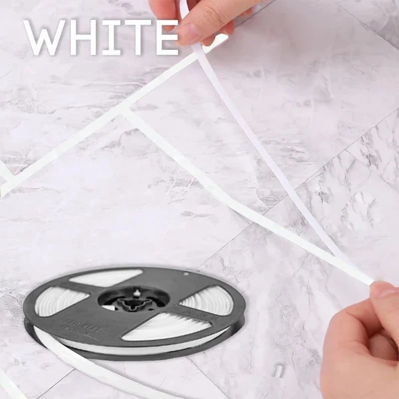 🔥 Buy 1 Get 1 Free🔥🏠 Ceramic Tile Gap Mildewproof Waterproof Self-Adhesive Caulk Strip🛠️✨