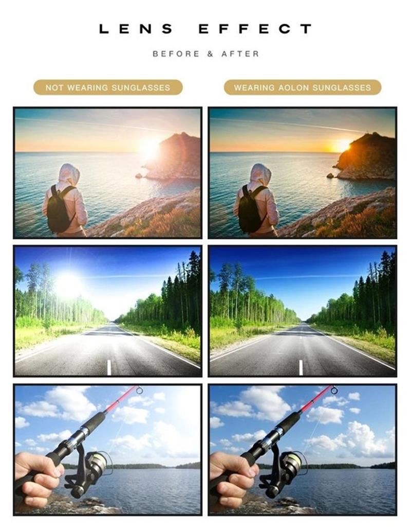 2026Photochromic Sunglasses with Anti-glare Polarized Lens（50% OFF）