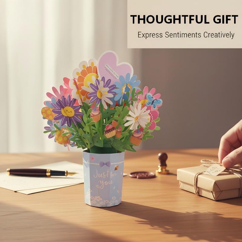 🏆35K+ SOLD! 🌼💌 Forever-Blooming 3D Flower Pop-Up Card– Personalized Love Message & Everlasting Bloom 🎁