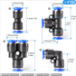 1/4 Inch Pneumatic Push-to-Connect Air Hose Fittings Kit ⚡Factory Direct Sales🔧