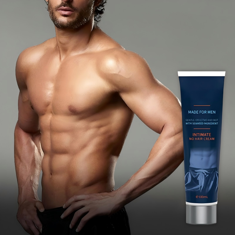 Men's Hair Removal Cream - Painless Depilatory Cream for Body
