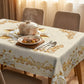 🔥Hot Sale Deals-Waterproof Gold Rose Tablecloth