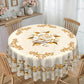 🔥Hot Sale Deals-Waterproof Gold Rose Tablecloth