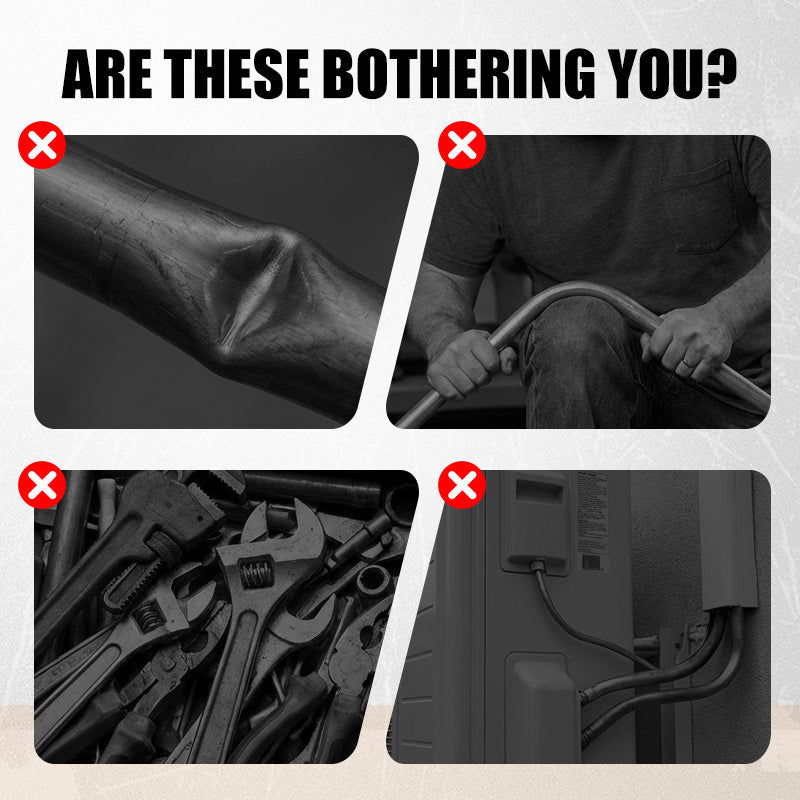 VEVOR Pipe Tube Bender,  , 1/4", 3/8", 1/2" OD, 3 in 1 Manual Level Tube Bender, 180° Copper Aluminum Pipes Bending Tool for Automotive Repair, HVAC Air Conditioning