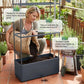 📢📢50% OFF !! ⏰Rectangular Planter Box with Integrated Trellis